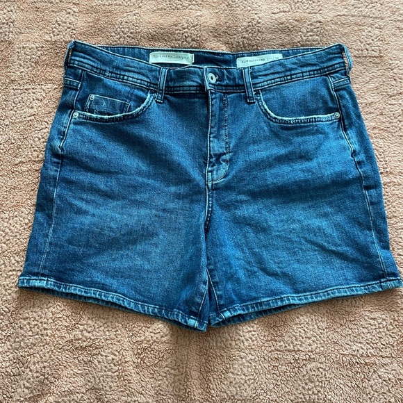 Pilcro and the Letterpress by Anthropologie Slim Boyfriend Jean Shorts - Picture 1 of 5